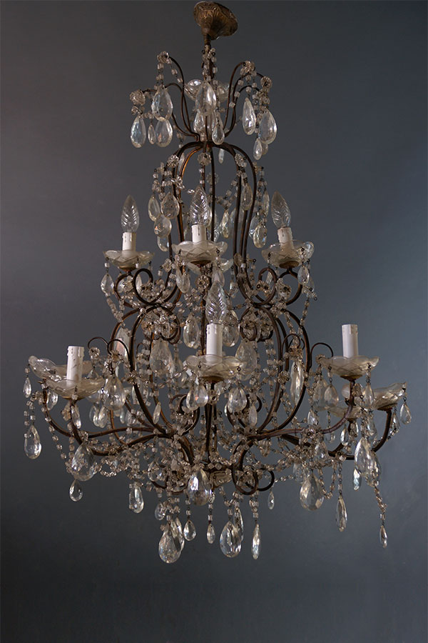 Staré lustre Zbierka starých svietidiel Obchod Poľsko Poľsko